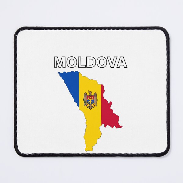 Item preview, Moldova Flag Map Design designed and sold by atomstartup.