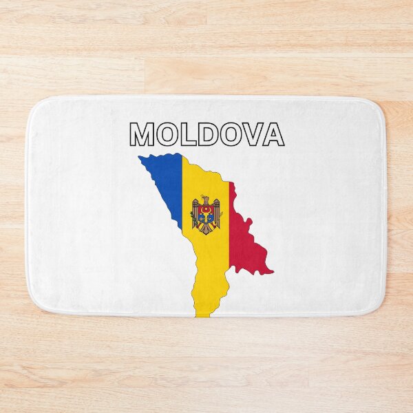 Item preview, Moldova Flag Map Design designed and sold by atomstartup.