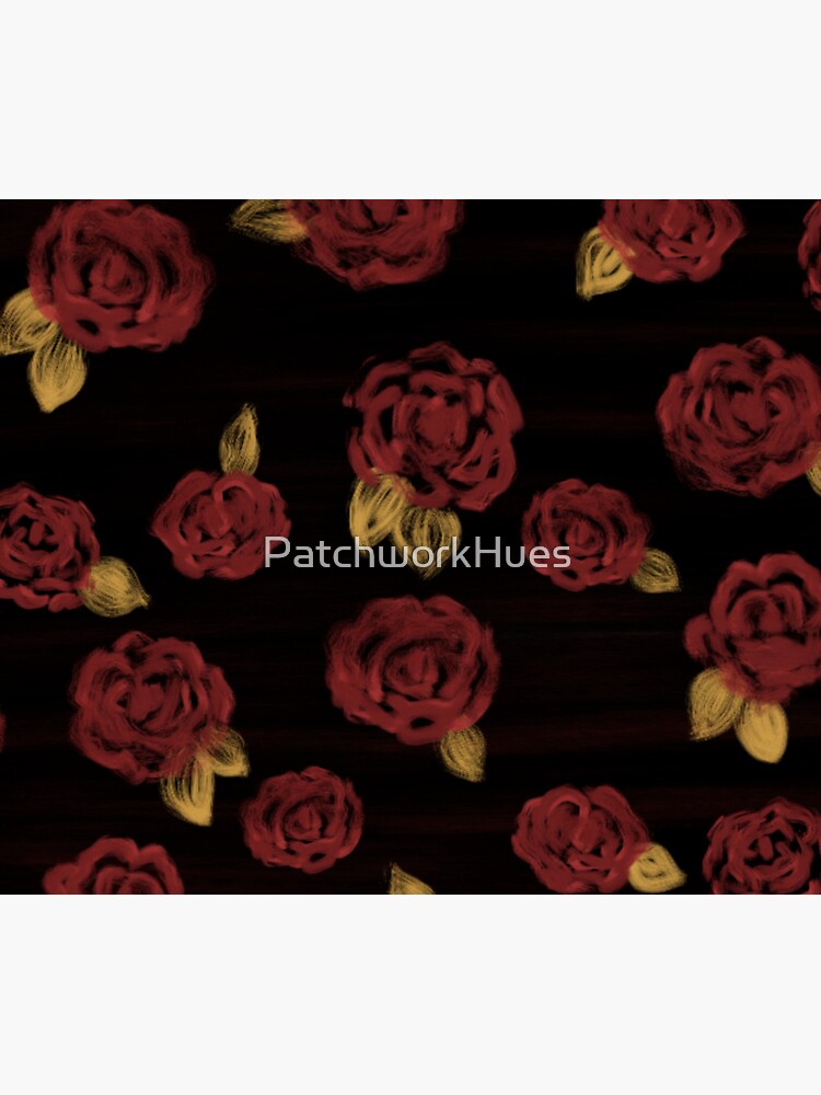 Aperçu 5 sur 5. Tapis de souris avec l'œuvre Rose Design créée et vendue par PatchworkHues.