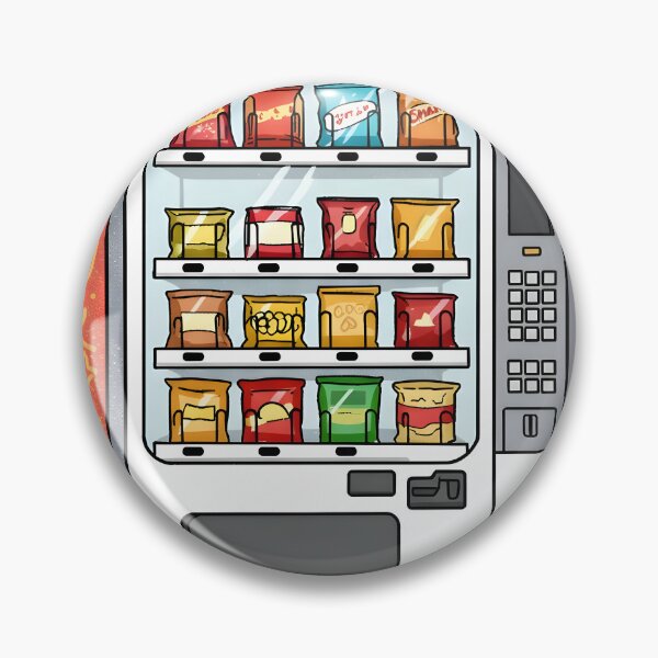 Item preview, Minimalist Snack Vending Machine: Illustrated Design designed and sold by Brendan Arthur Ring.
