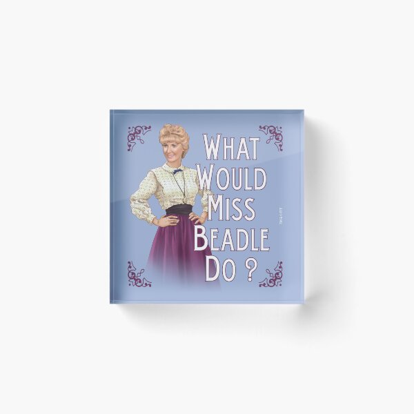 Item preview, What would Miss Beadle do ? (blue version) designed and sold by Eric's Emporium.