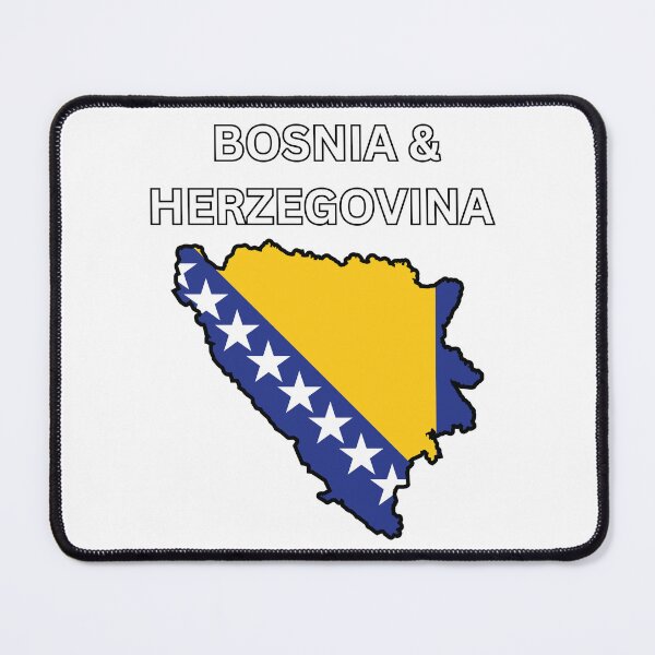 Item preview, Bosnia and Herzegovina Flag Map designed and sold by atomstartup.