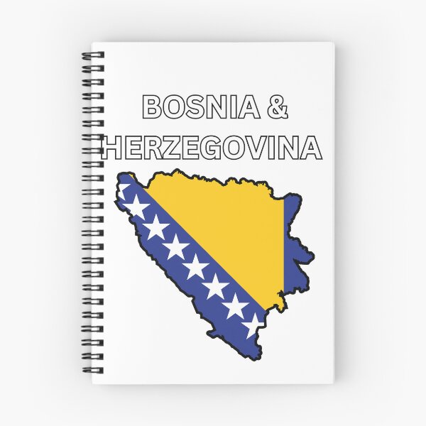Item preview, Bosnia and Herzegovina Flag Map designed and sold by atomstartup.