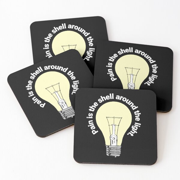 Item preview, Pain is the Shell Around the Light designed and sold by Lawn Walker.