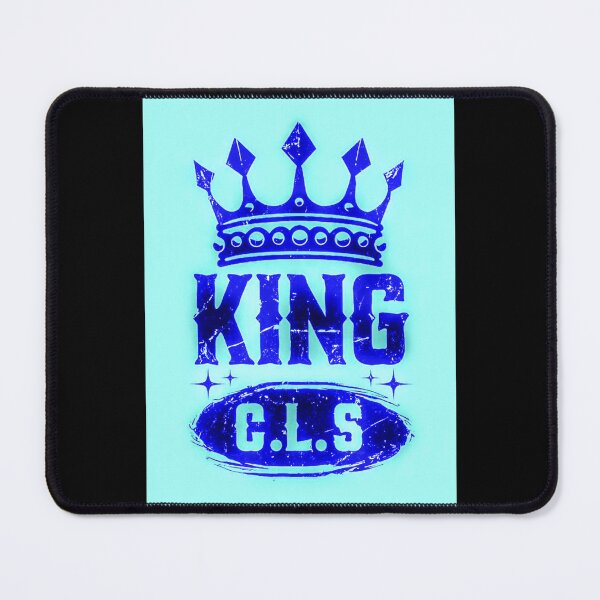 Item preview, King C.L.S Crown Star Stamp | Royal Blue | Light Turquoise Sky Blue designed and sold by Kingcls.