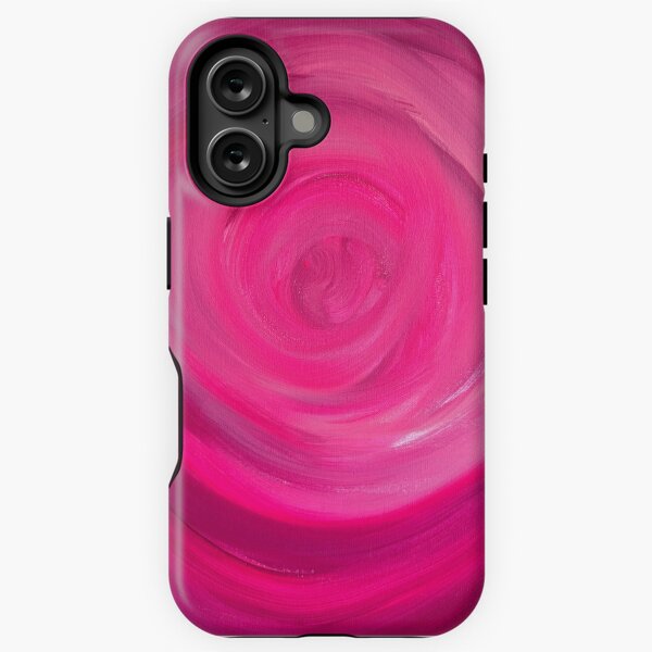 Artikel-Vorschau von Acrylgemälde „Leuchtend rosa Rose“, designt und verkauft von SunMixArt.