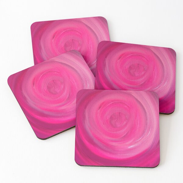 Item preview, Acrylic Bright Pink Rose Painting designed and sold by SunMixArt.