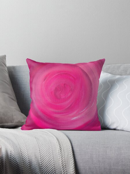 Item preview, Acrylic Bright Pink Rose Painting designed and sold by SunMixArt.