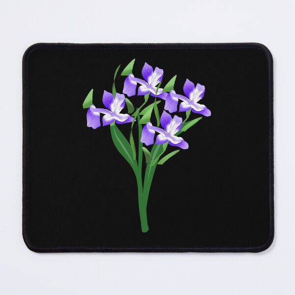 Item preview, Iris flower art flower lover blooming watercolor blue flower  designed and sold by Artstastic.