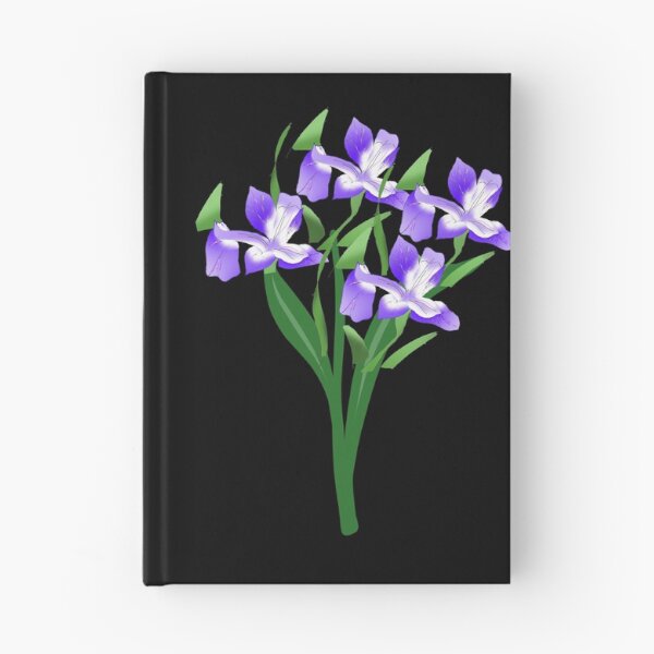 Item preview, Iris flower art flower lover blooming watercolor blue flower  designed and sold by Artstastic.
