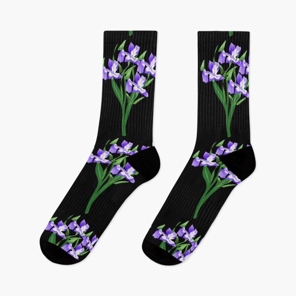 Item preview, Iris flower art flower lover blooming watercolor blue flower  designed and sold by Artstastic.