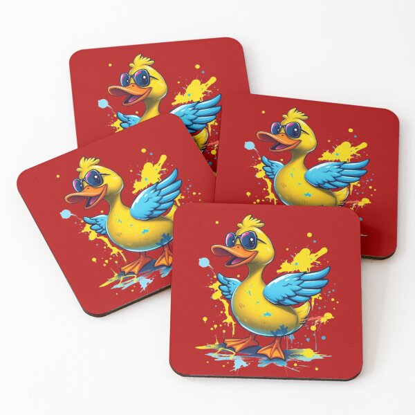 Item preview, Cartoon Duck With Graffiti Splatter designed and sold by pUNKnown.