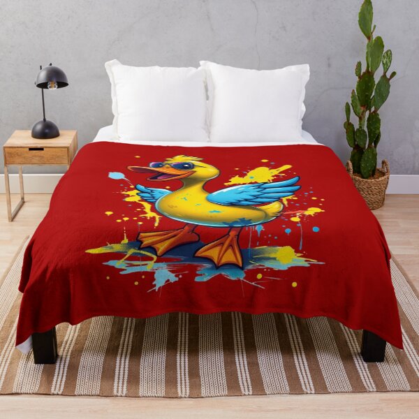 Item preview, Cartoon Duck With Graffiti Splatter designed and sold by pUNKnown.