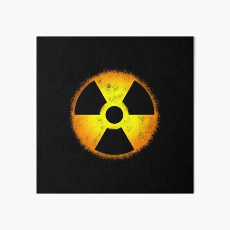 Artikel-Vorschau von Unscharfes radioaktives Symbol, designt und verkauft von Sciencey Shirts.