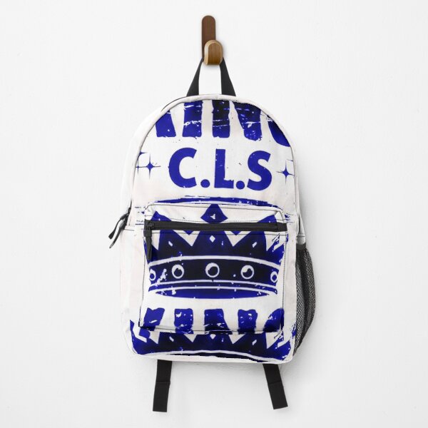 Item preview, King C.L.S Crown Star Stamp| Indigo Denim Blue | White designed and sold by Kingcls.