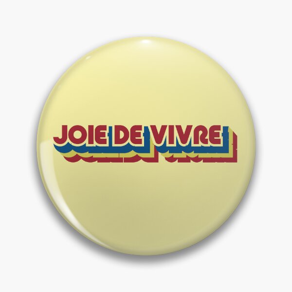 Item preview, Joie de Vivre (Retro) designed and sold by FrancoStyle.