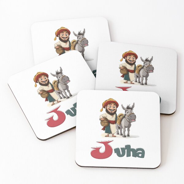 Item preview, Juha and His Donkey – A Hilarious Journey Through Arabic Folklore and Classic Tales designed and sold by FUNqoosh.