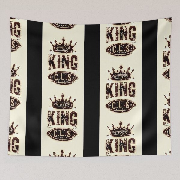 Item preview, King C.L.S Crown Star Stamp| Chocolate Brown| Cream  designed and sold by Kingcls.
