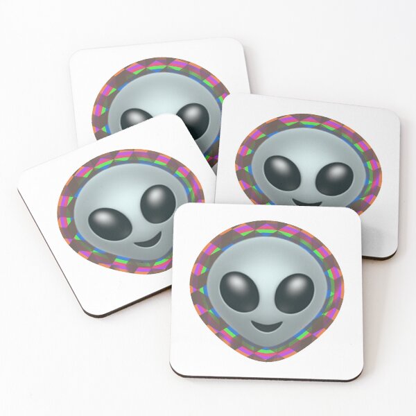 Item preview, Colorful alien emoji  designed and sold by LanziShop.