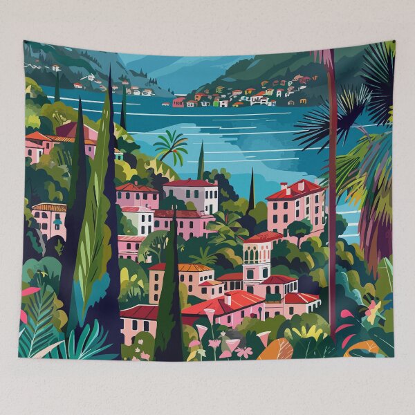 Item preview, Lombardy Art Aesthetic Lake Como designed and sold by LVTFCOarts.