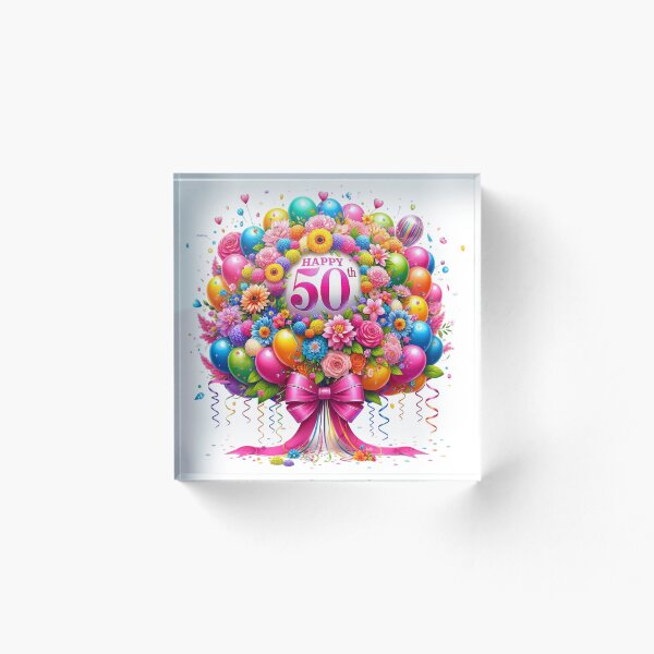 Item preview, Happy 50th  designed and sold by purplesensation.