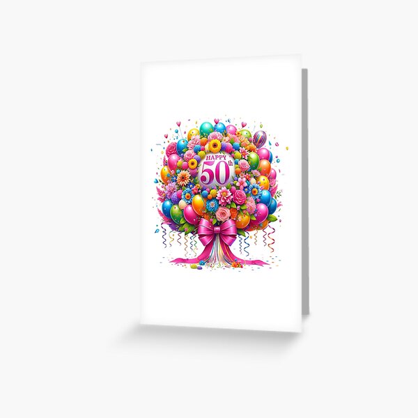 Item preview, Happy 50th  designed and sold by purplesensation.