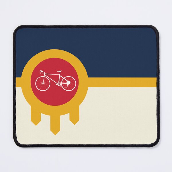 Item preview, Tulsa Cycling Flag designed and sold by EsjCreative.