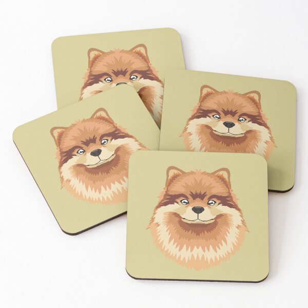 Item preview, Fluffy Pomeraninan Cute and adorable Puppy illustration designed and sold by tayaan.