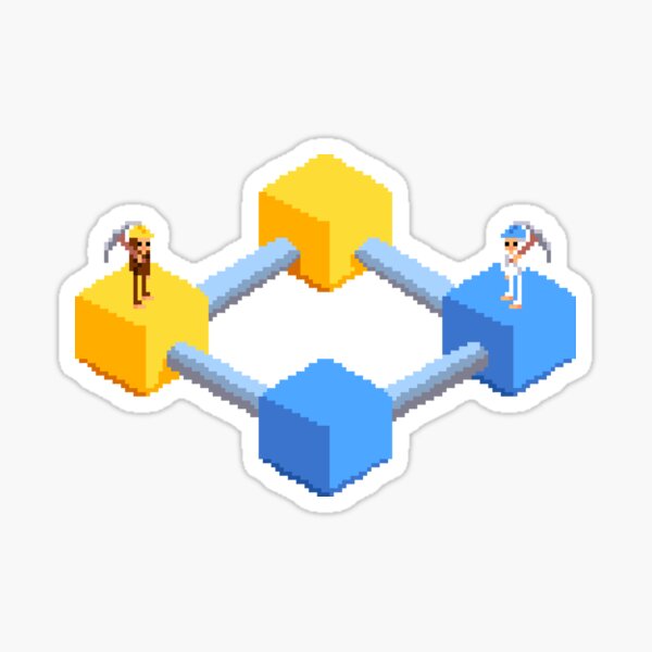 Item preview, Block Chain Miners designed and sold by 8BitFoot.