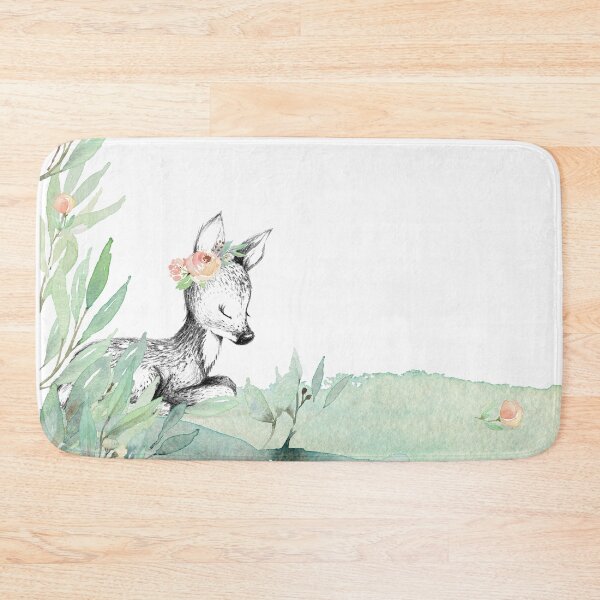 Item preview, Enchanted Watercolor Woodlands ft. Deer designed and sold by heiLUNA.