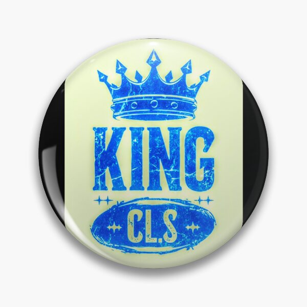Item preview, King C.L.S Crown Star Stamp| Cool Denim Blue | Creamy Vanilla  designed and sold by Kingcls.