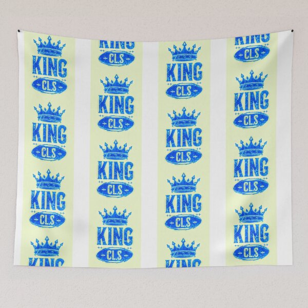 Item preview, King C.L.S Crown Star Stamp| Cool Denim Blue | Creamy Vanilla  designed and sold by Kingcls.