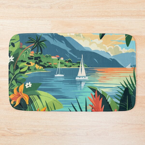 Item preview, Minimalist Lake Garda Art Italy designed and sold by LVTFCOarts.