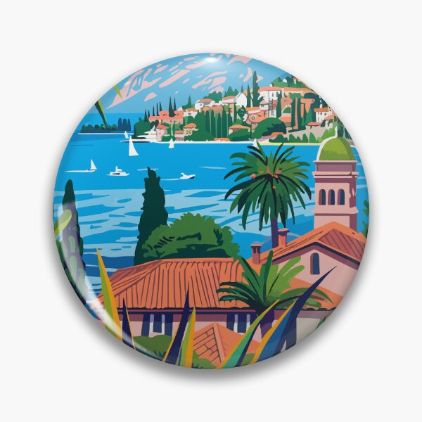 Item preview, Minimalist Lake Garda Italy Aesthetic designed and sold by LVTFCOarts.