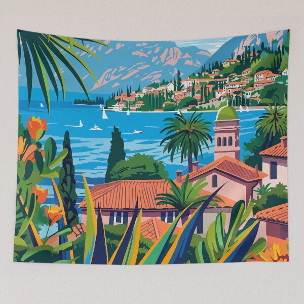 Item preview, Minimalist Lake Garda Italy Aesthetic designed and sold by LVTFCOarts.