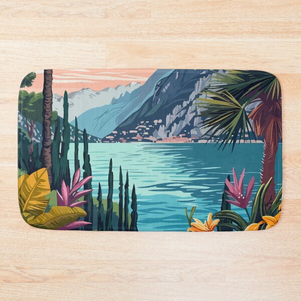 Item preview, Minimalist Lake Garda Italy Graphic designed and sold by LVTFCOarts.