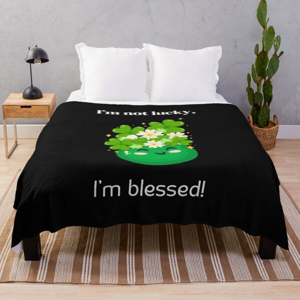 Item preview, I’m not lucky, I’m blessed! designed and sold by FestivityFinds.