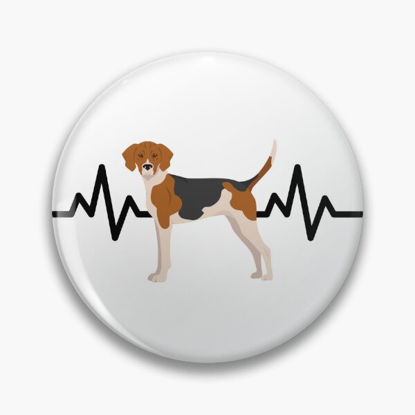 Item preview, Treeing Walker Coonhound Heartbeat designed and sold by TheAnimalZ00.