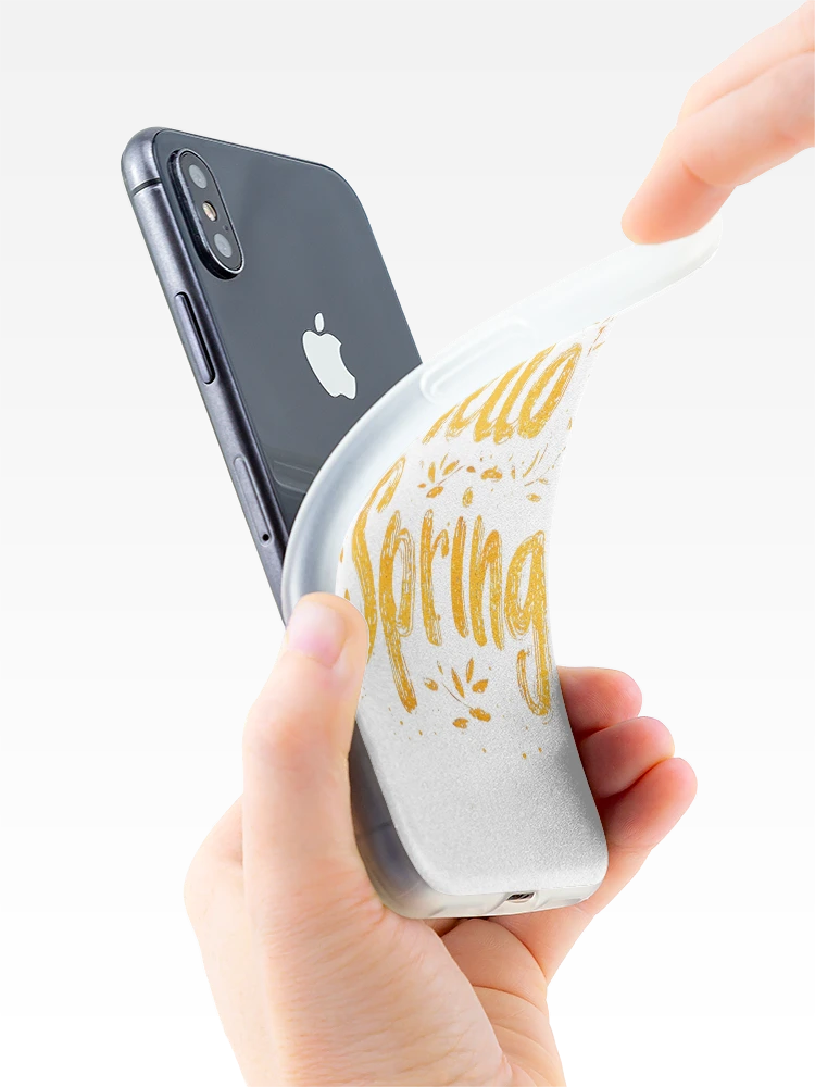Thumbnail 4 of 5, iPhone Case, Hello Spring designed and sold by KCLPrints.