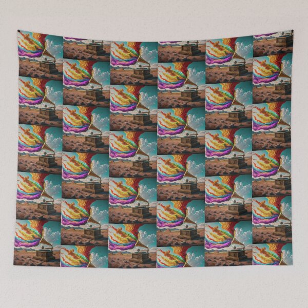 Item preview, "Geometric Mountain Print" designed and sold by BestArtByArvind.