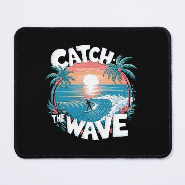 Item preview, Catch the Waves – Surf & Beach T-Shirt designed and sold by Dhiyaa-Fashionz.