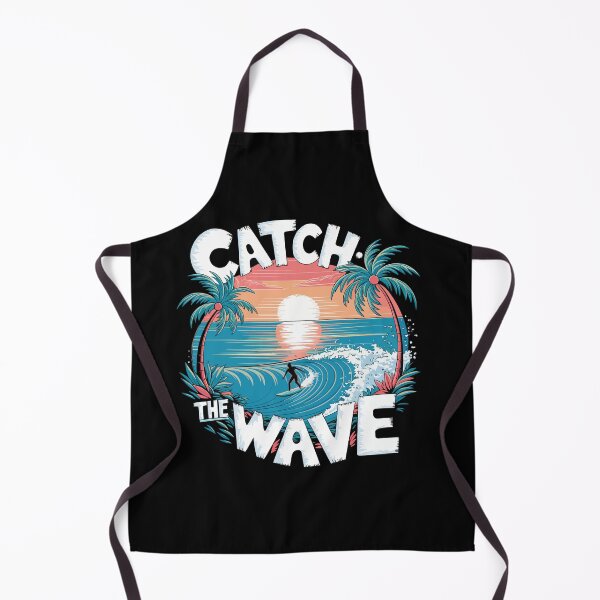 Item preview, Catch the Waves – Surf & Beach T-Shirt designed and sold by Dhiyaa-Fashionz.