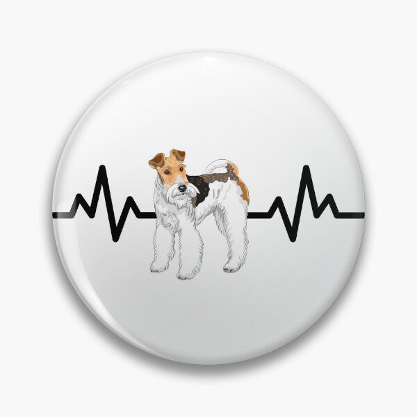 Item preview, Wire Fox Terrier Heartbeat designed and sold by TheAnimalZ00.