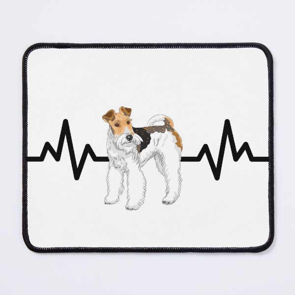 Item preview, Wire Fox Terrier Heartbeat designed and sold by TheAnimalZ00.