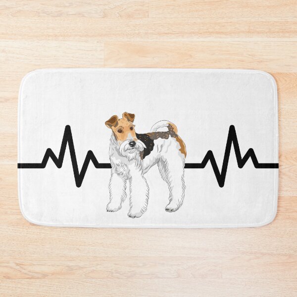 Item preview, Wire Fox Terrier Heartbeat designed and sold by TheAnimalZ00.