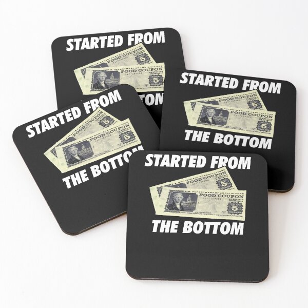 Item preview, Started At Bottom Funny Coupon Food Stamp 80s 90s designed and sold by Dressed For  Duty.