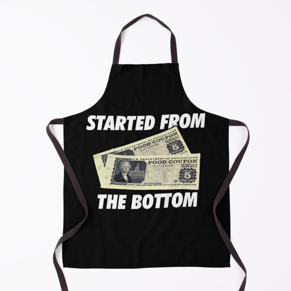 Item preview, Started At Bottom Funny Coupon Food Stamp 80s 90s designed and sold by Dressed For Duty.