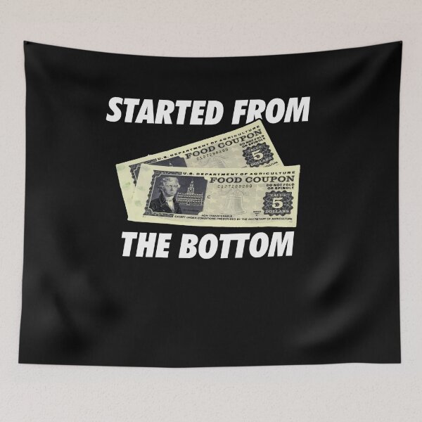 Item preview, Started At Bottom Funny Coupon Food Stamp 80s 90s designed and sold by Dressed For  Duty.
