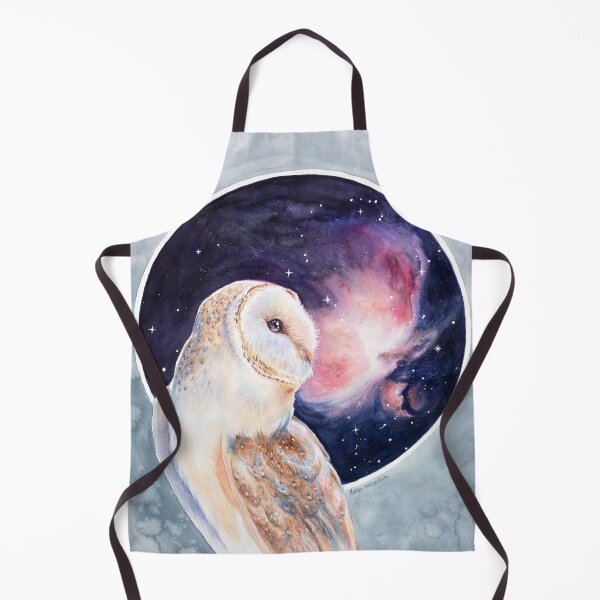 Item preview, Orion Nebula Owl watercolour - original version designed and sold by Nadya Neklioudova.