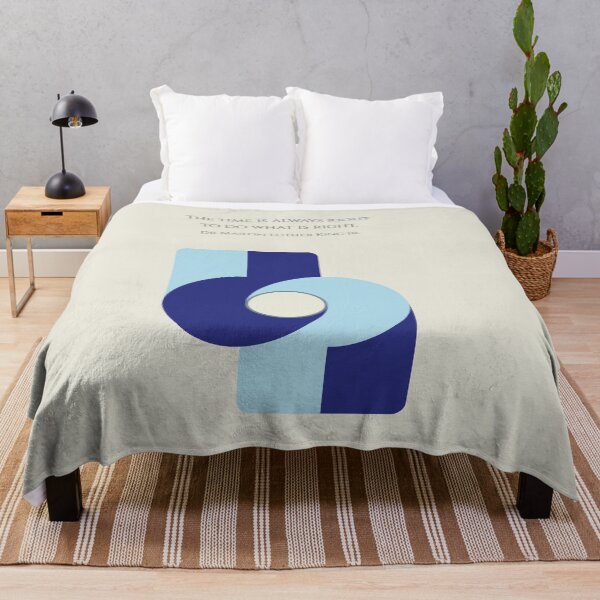 Item preview, Time is Right Martin Luther King Quote Geometric Abstract designed and sold by kakarikihill.